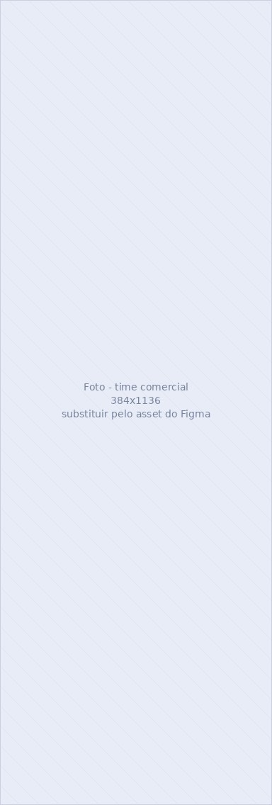 Time comercial reunido em frente ao computador